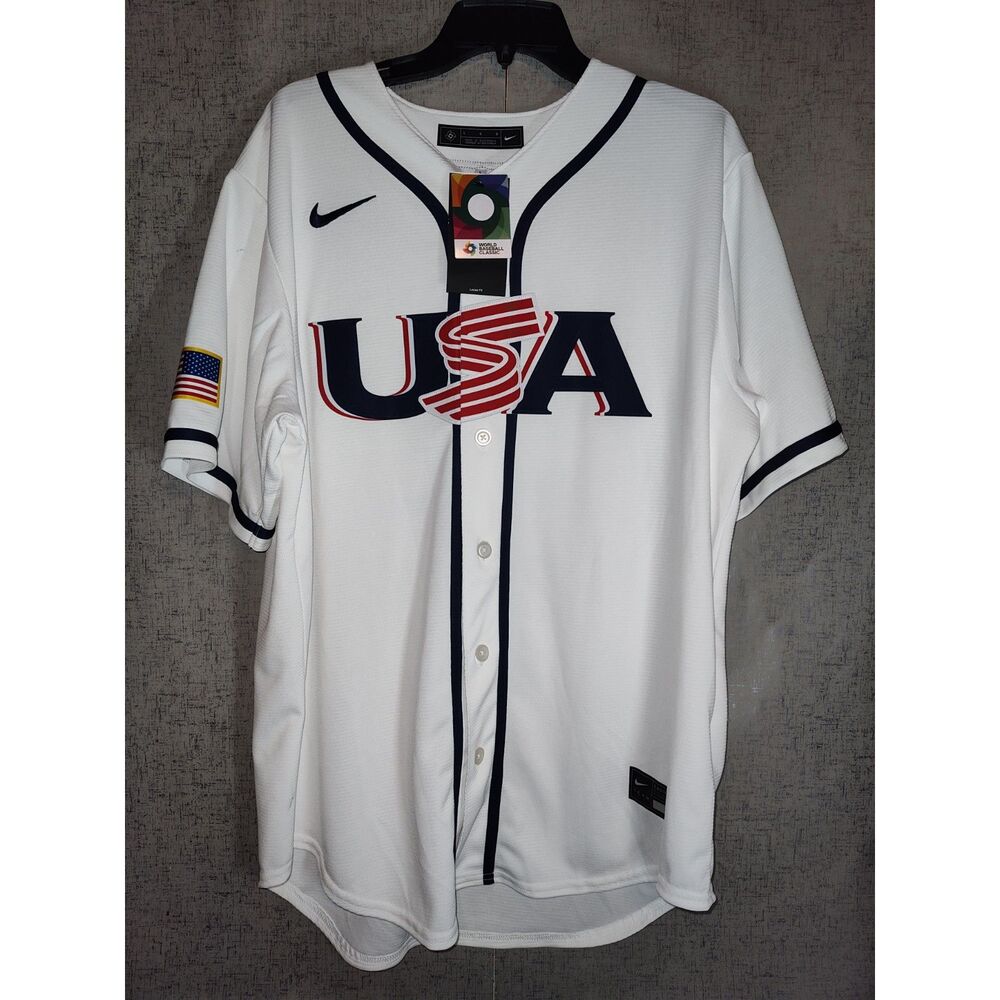 Nike Authentic Bryce Harper #24 Team USA WBC Loose Fit Baseball Jersey Sz L NWT